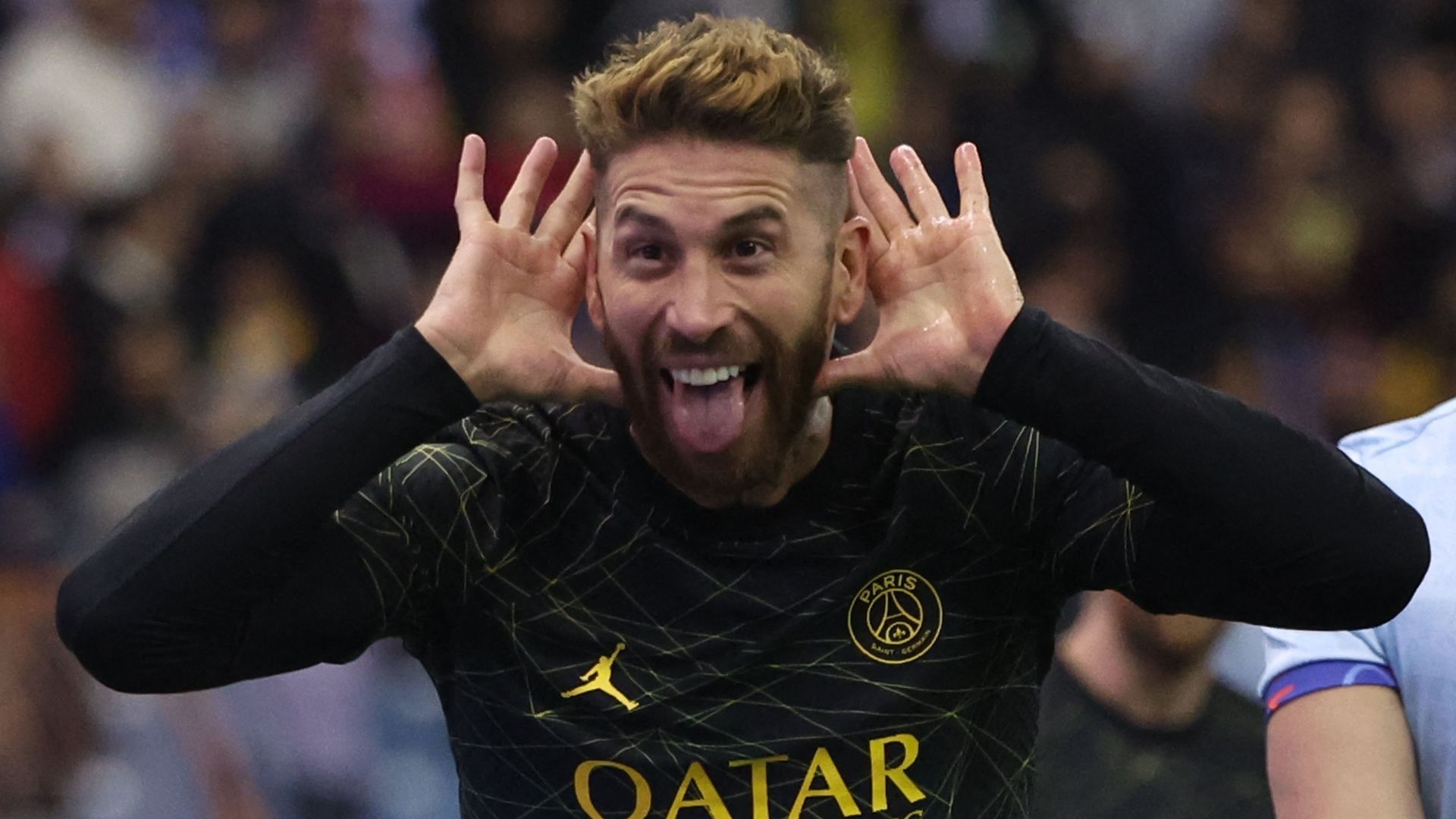 Sergio Ramos celebrates, Riyadh All-Star v PSG, friendly, 19012023