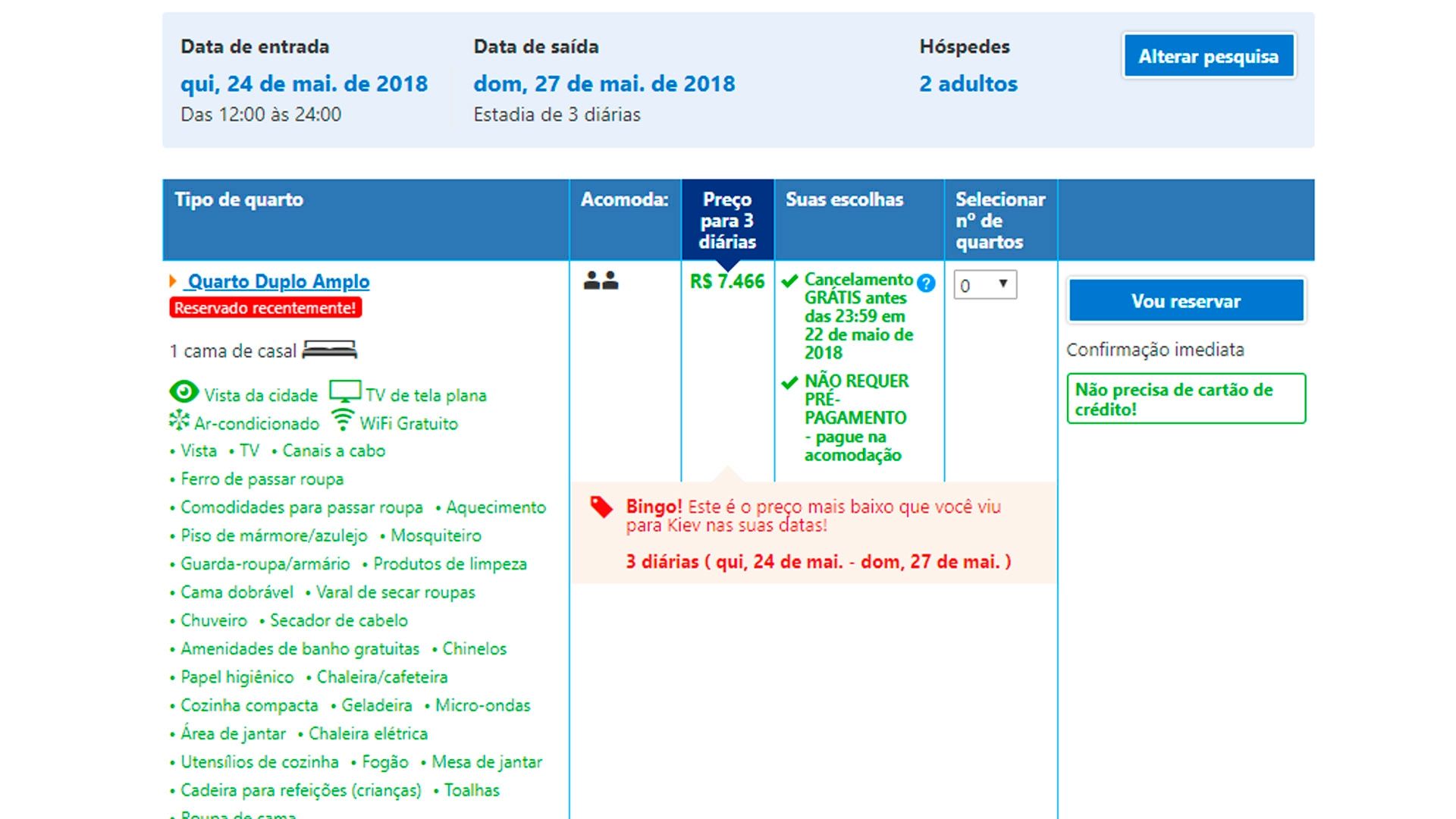 hospedagem Kiev booking 15 05