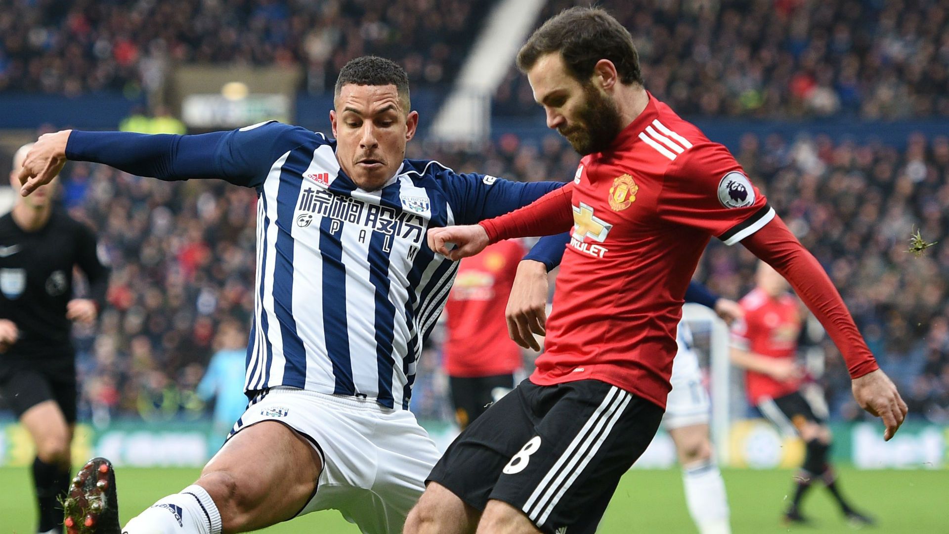 Jake Livermore West Brom Juan Mata Manchester United