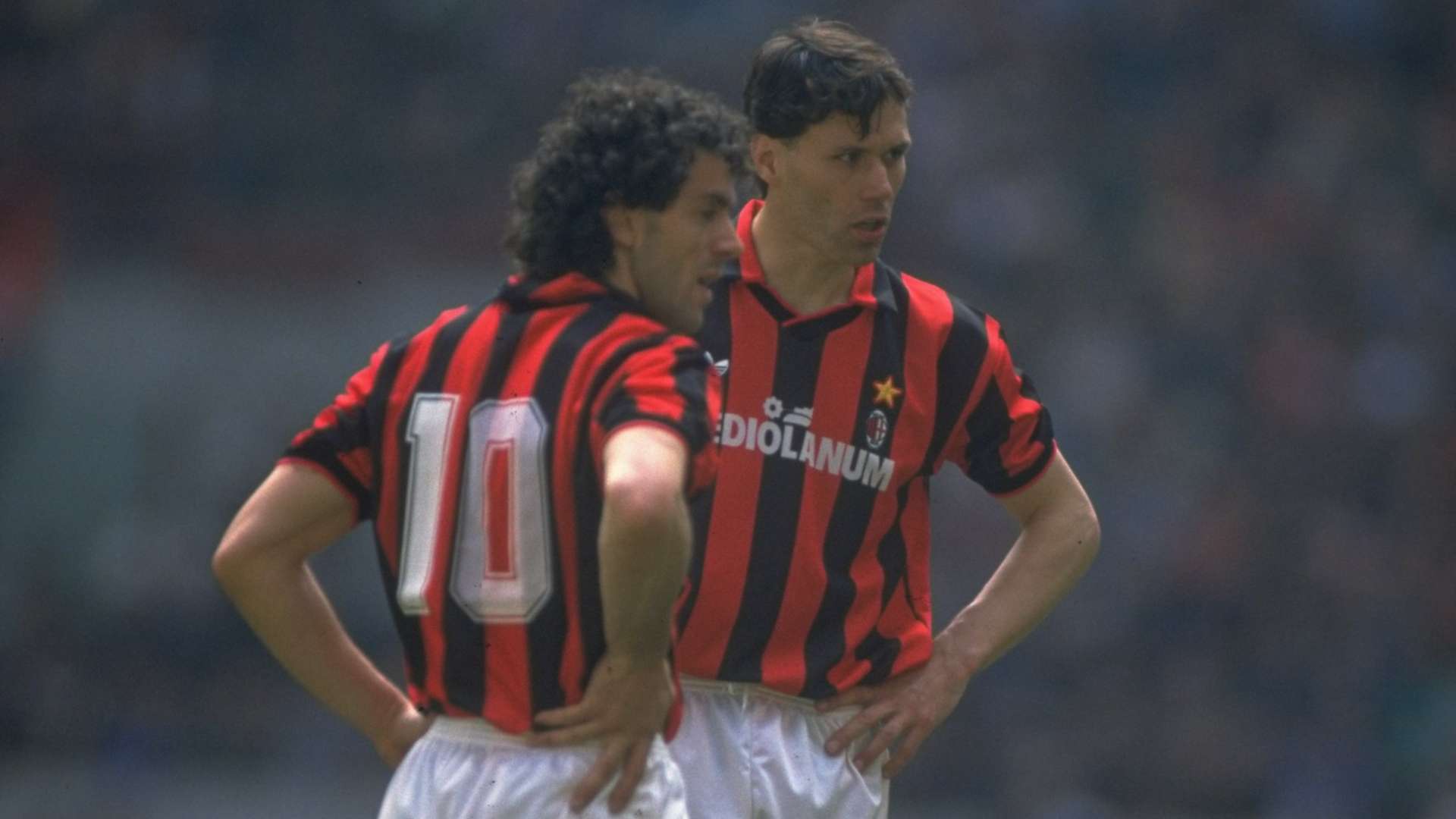 Marco Van Basten Roberto Donadoni AC Milan