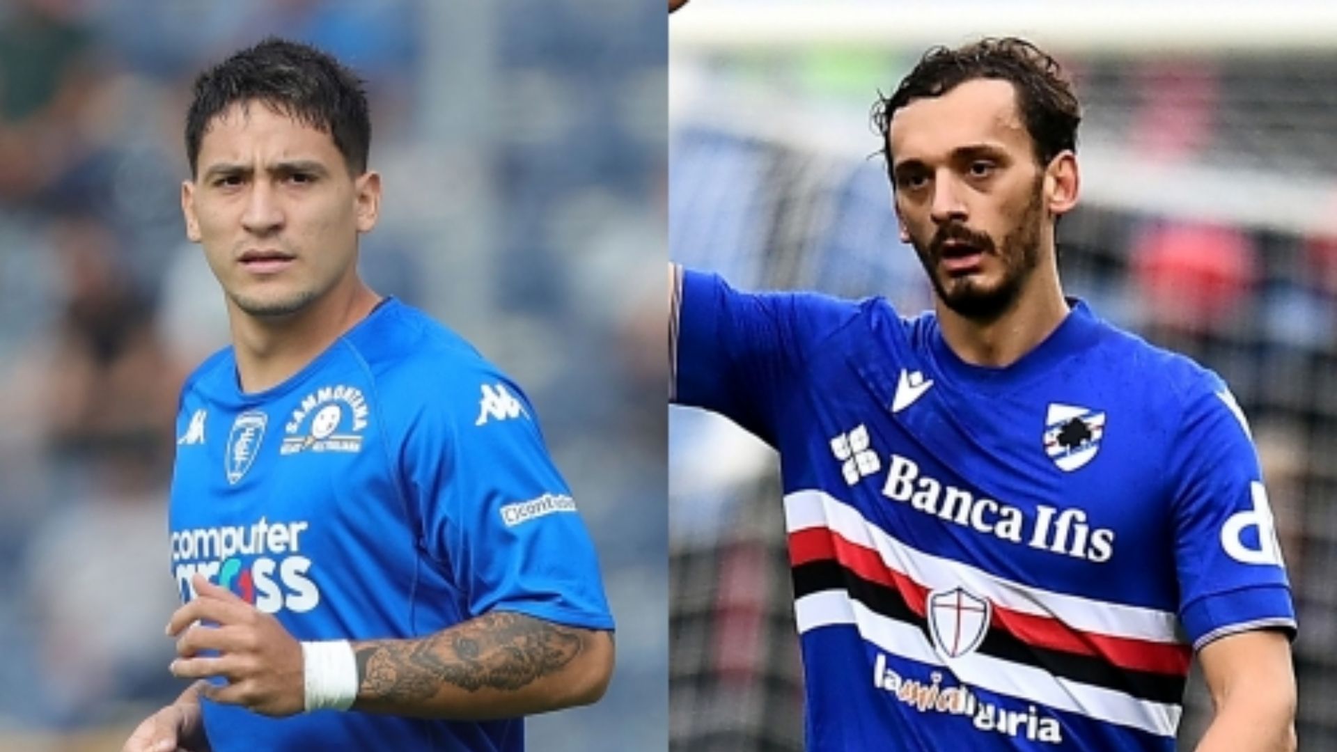Martin Satriano Empoli Manolo Gabbiadini Sampdoria