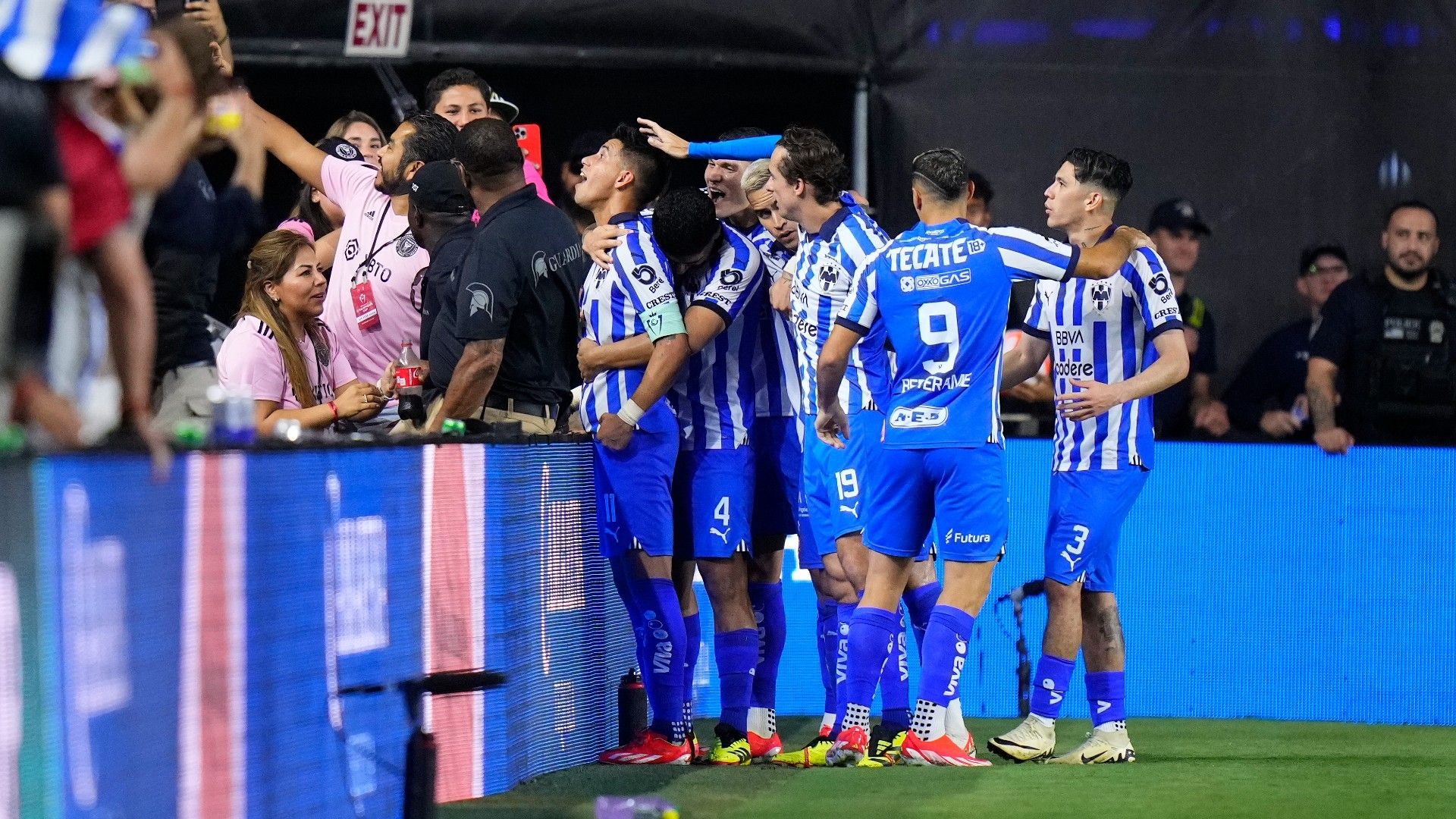 Rayados de Monterrey festejo Concachampions 2024