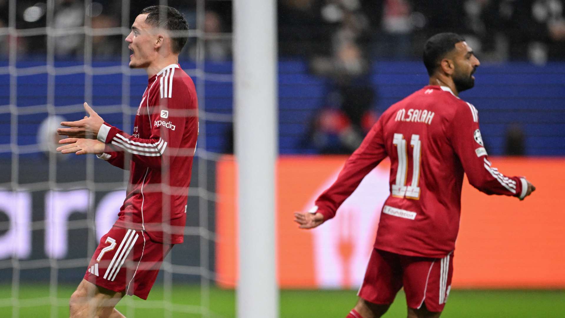 Florian Wirtz Mohamed Salah Liverpool Eintracht Frankfurt 2025-26