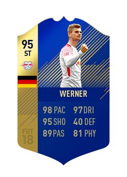 FIFA 18 Bundesliga Team of the Season Timo Werner