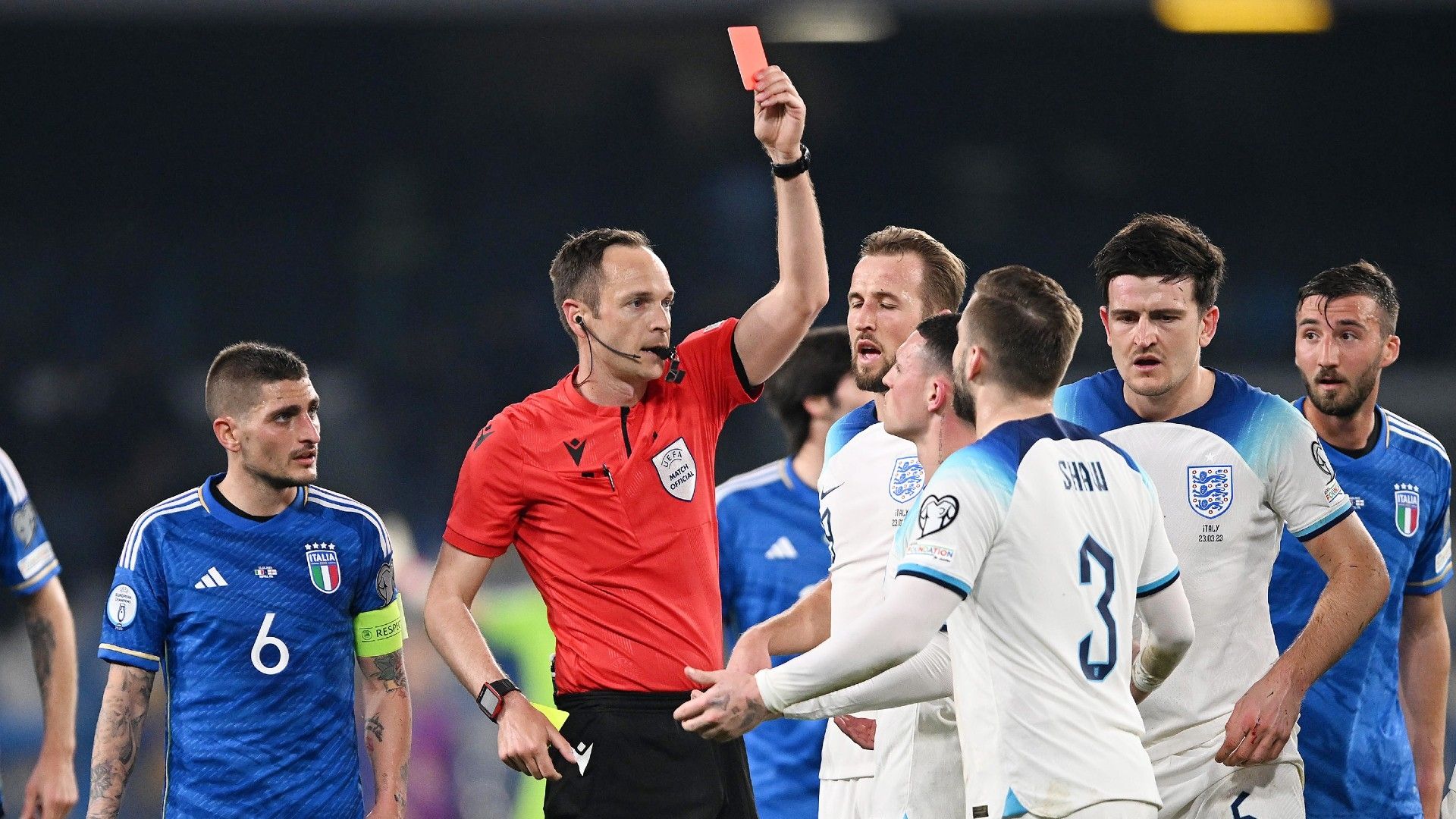 Luke Shaw England 2022