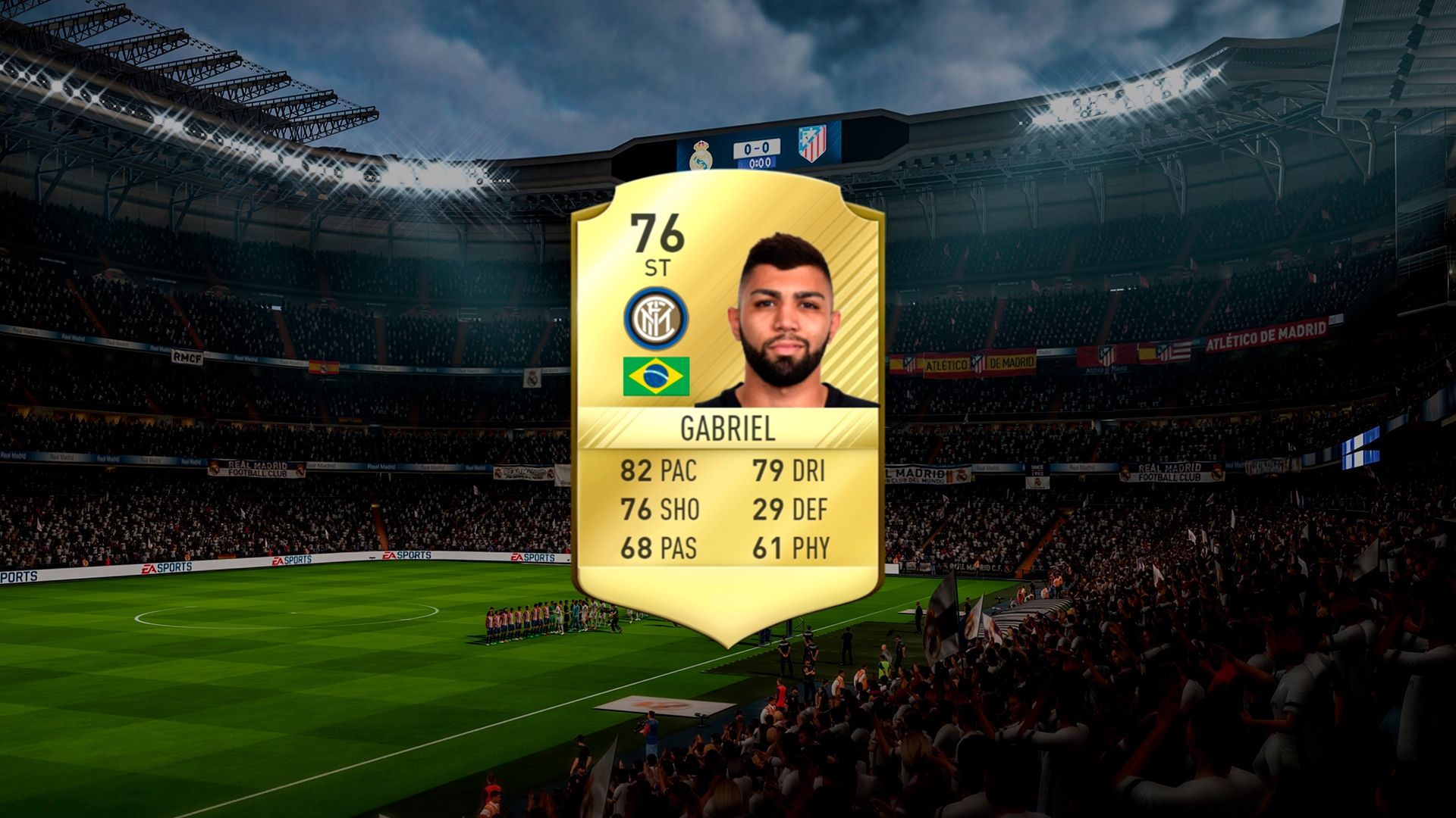 Gabigol no FIFA Ultimate Team