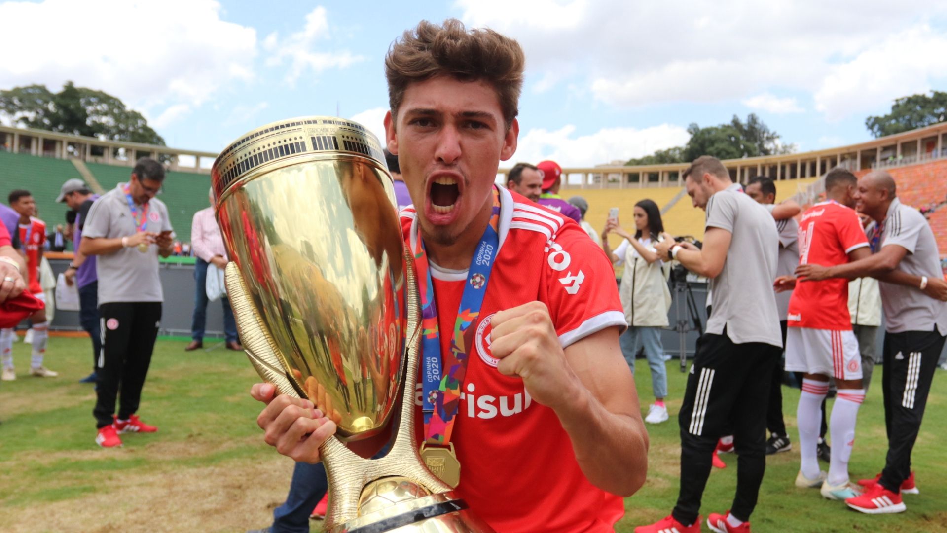 Lucas Mazetti, campeão da Copa São Paulo pelo Inter, 2020
