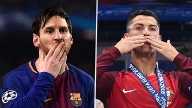 Messi y Cristiano Ronaldo GFX