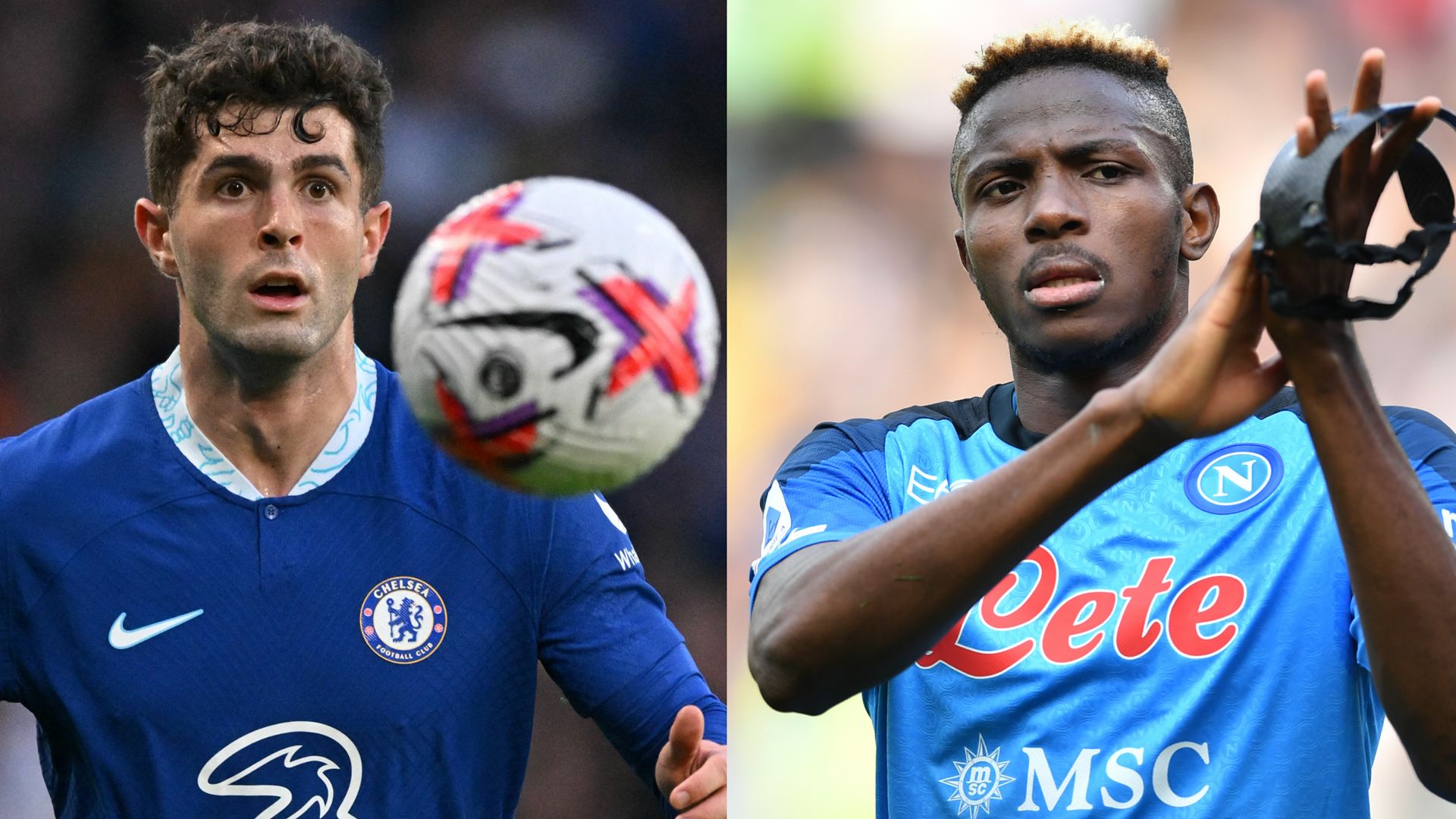 Christian Pulisic Victor Osimhen