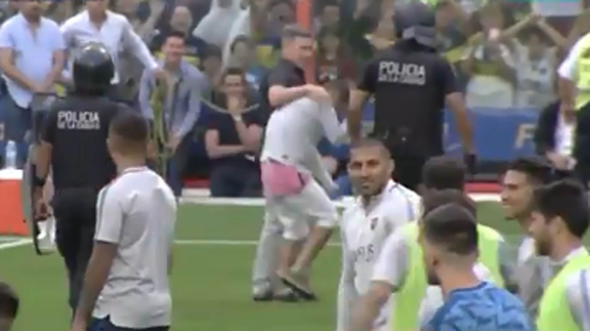 Captura TV Boca entrenamiento abierto 221118