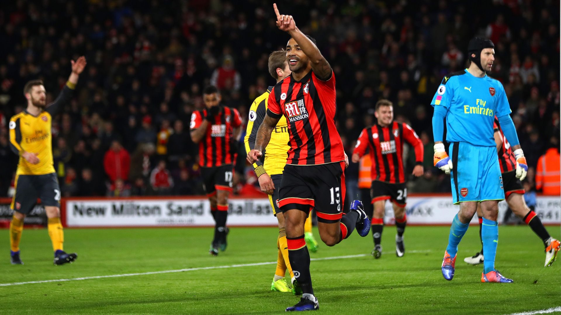 Callum Wilson AFC Bournemout Premier League Arsenal 03012017