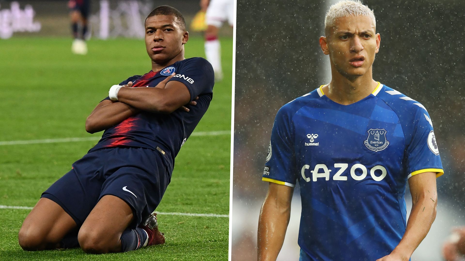 Kylian Mbappe, Richarlison GFX