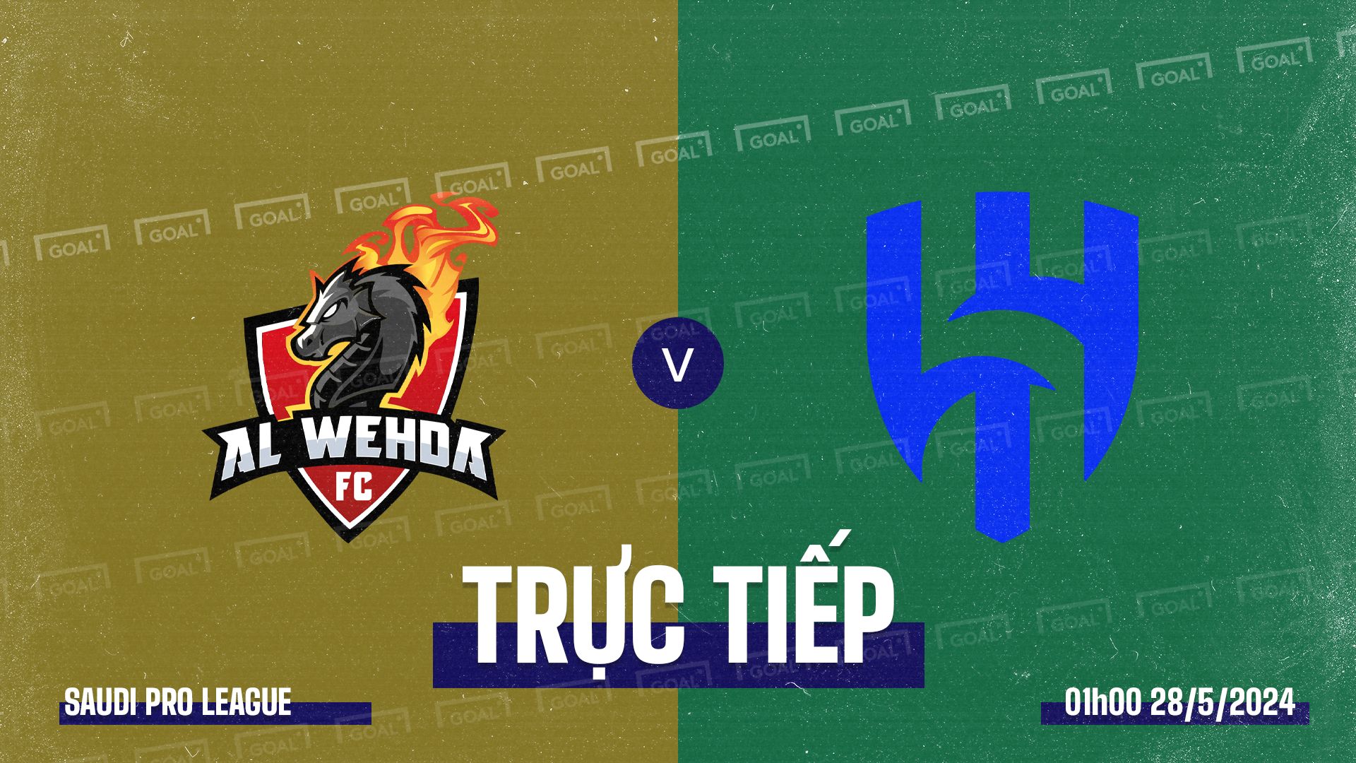 Al Wehda - Al Hilal Saudi Pro League 2023/24 GFX