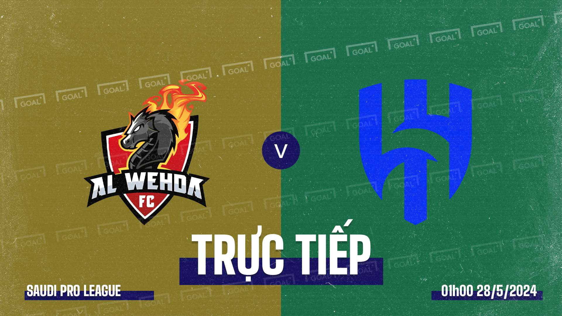 Al Wehda - Al Hilal Saudi Pro League 2023/24 GFX