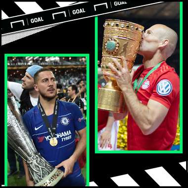 Eden Hazard and Arjen Robben GFX