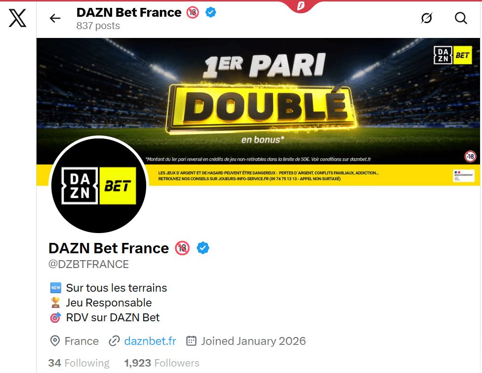 dazn bet x