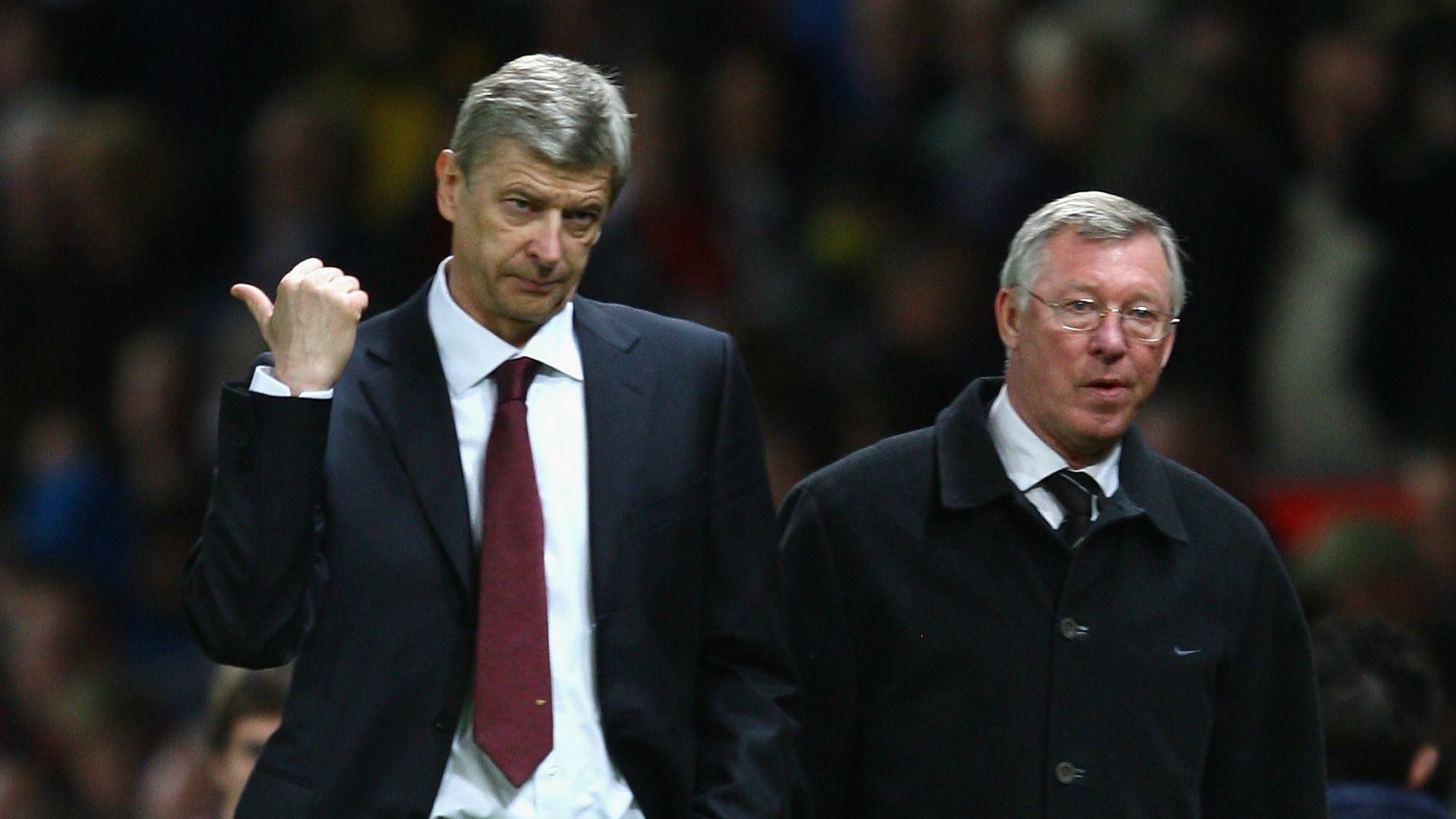 Arsene Wenger Arsenal; Sir Alex Ferguson Manchester United 2009