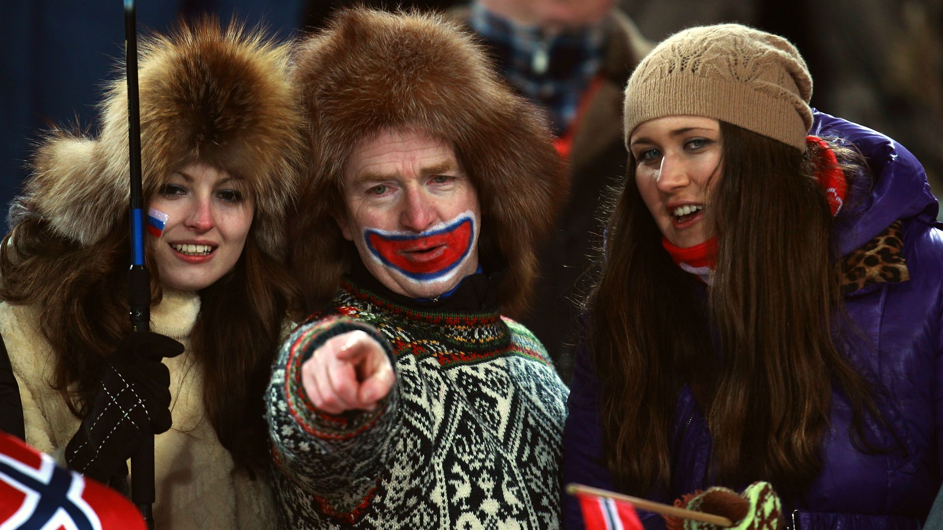 Russian football fans