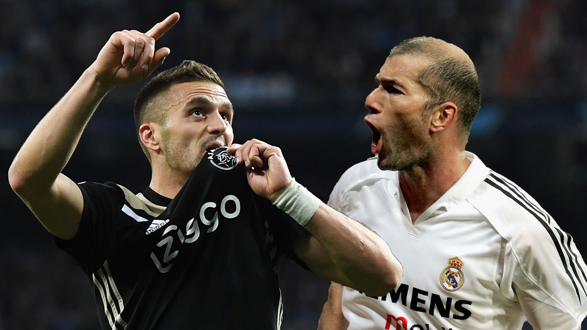 Dusan Tadic Zinedine Zidane Ajax Real Madrid