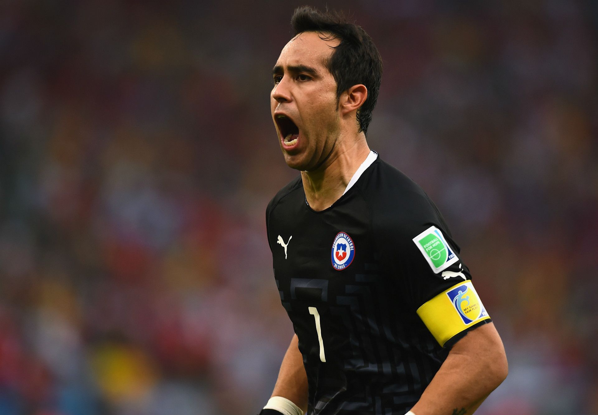 Claudio Bravo Spain Chile 2014 World Cup Group B 06182014