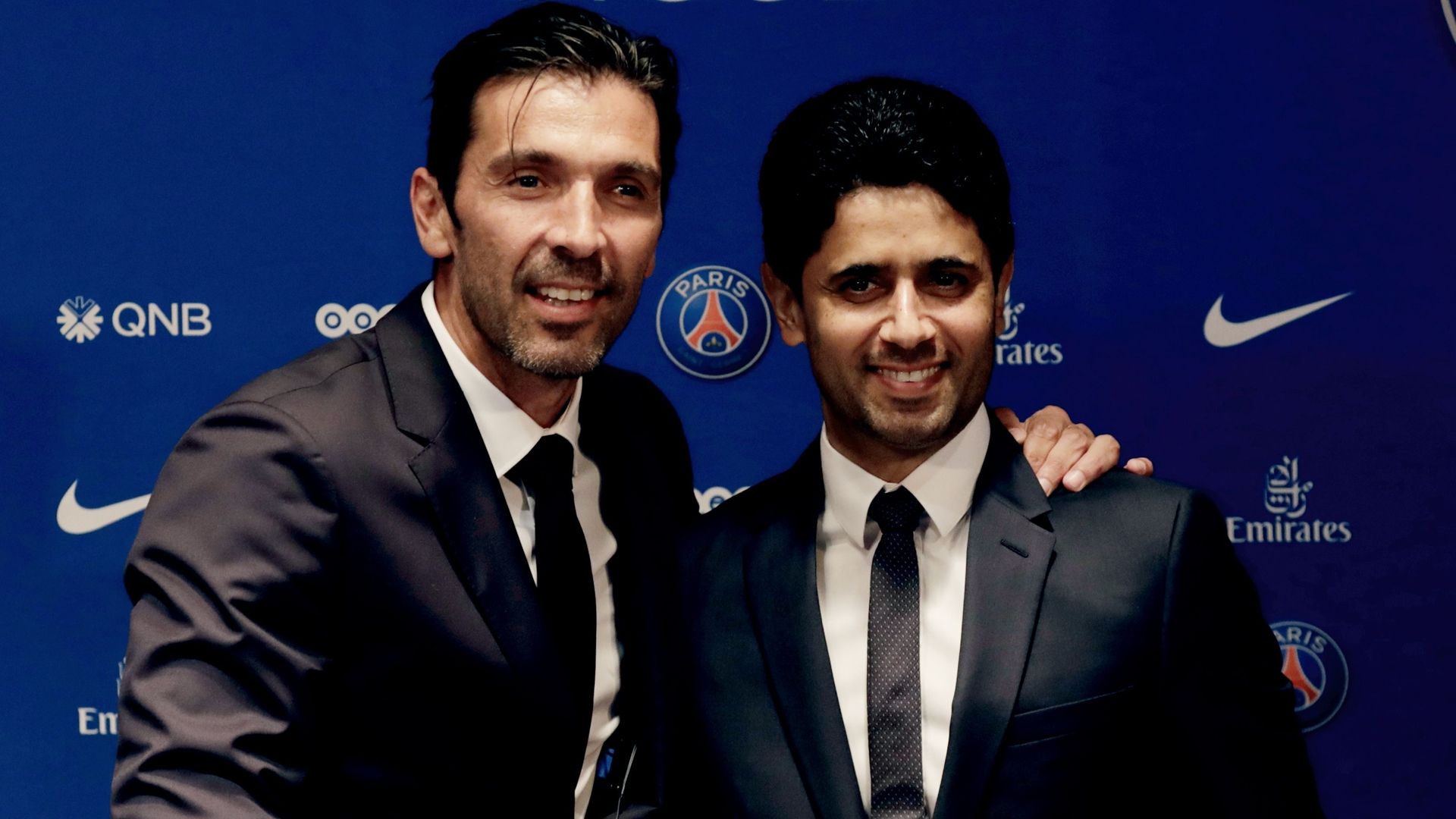 Gigi Buffon Al Khelaifi PSG