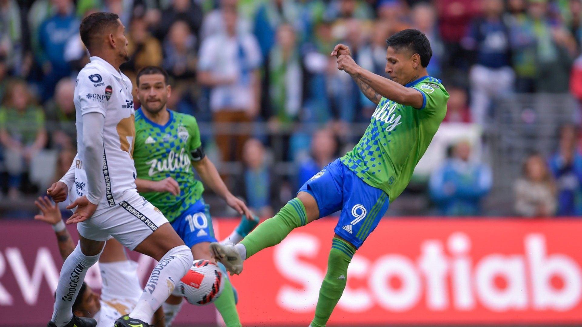 Raúl Ruidíaz Seattle Sounders Pumas Concachampions 2022