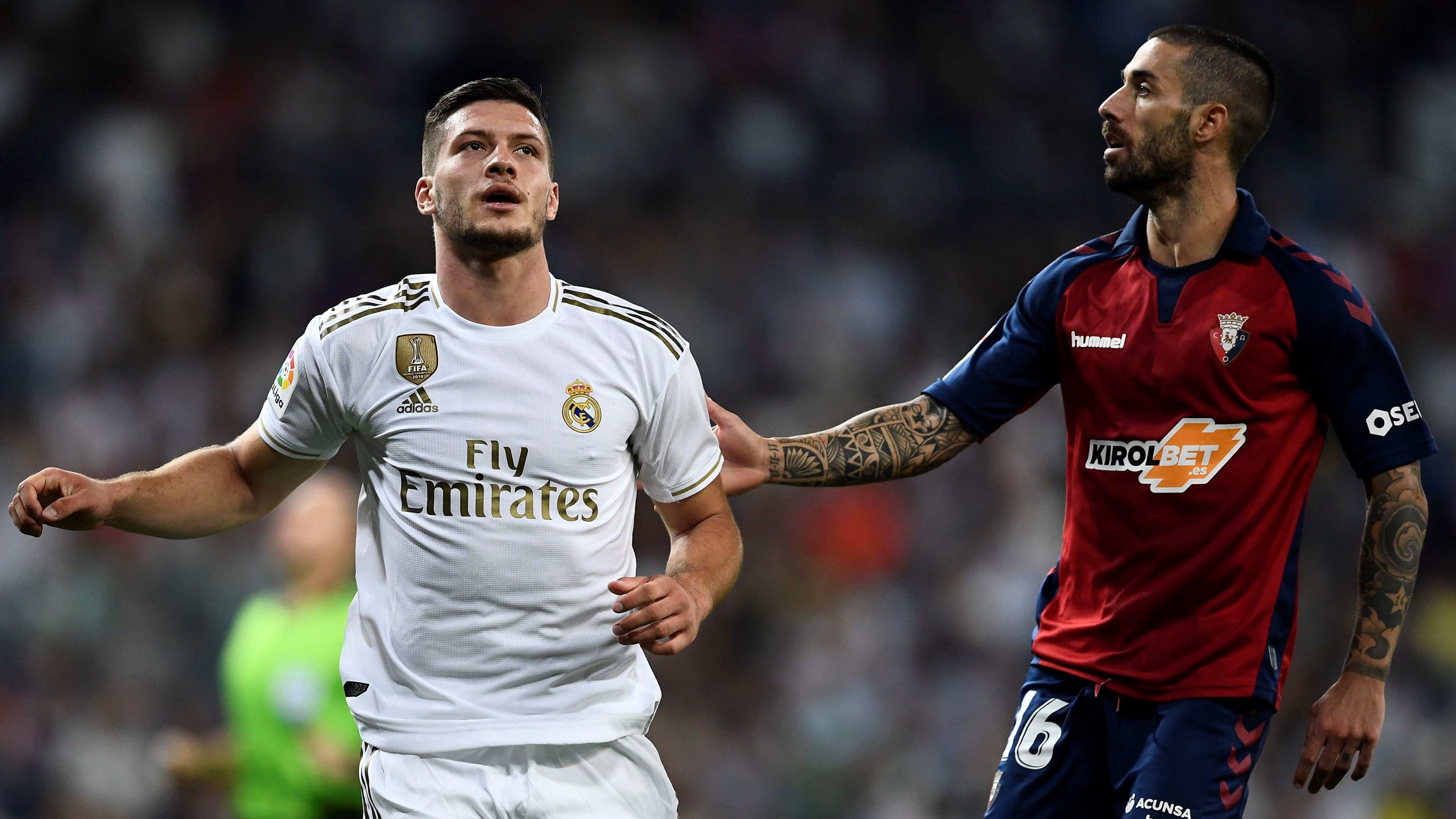 Luka Jovic Lilio Castellano Real Madrid Osasuna LaLiga 29092019