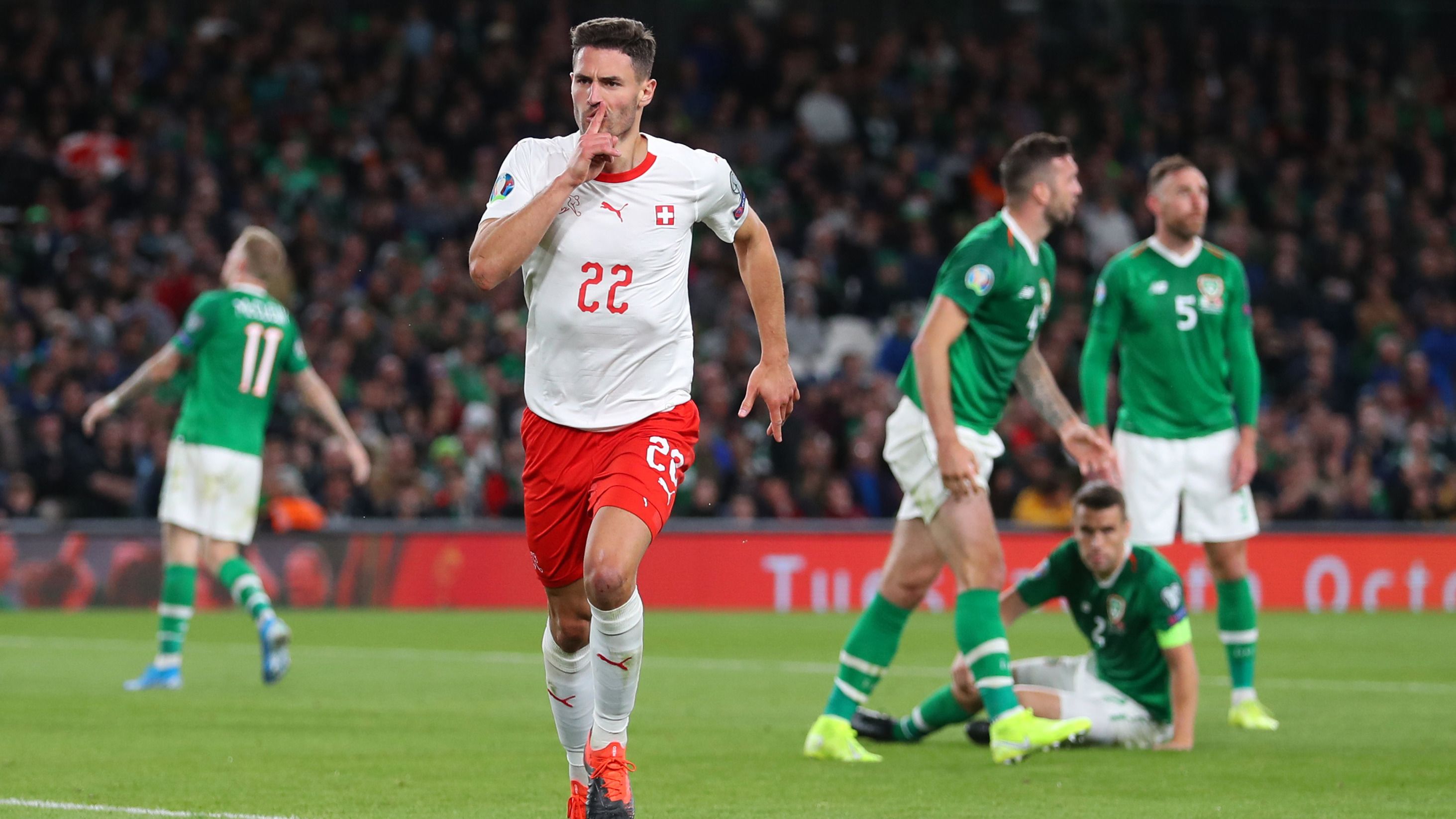 Schweiz Irland EM Qualifikation