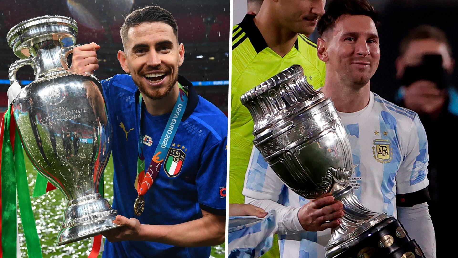 Jorginho Messi Italy Argentina