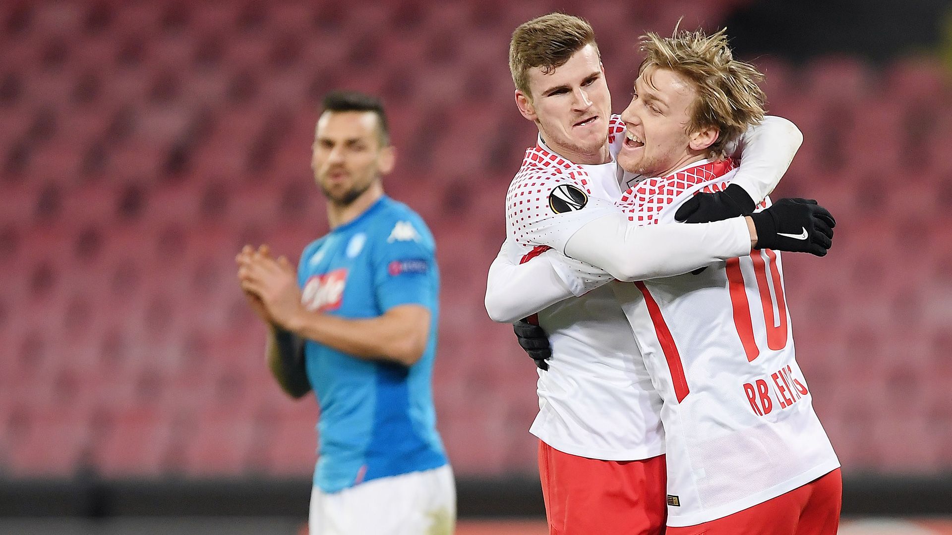 Emil Forberg Timo Werner RB Leipzig Europa League 1502202018