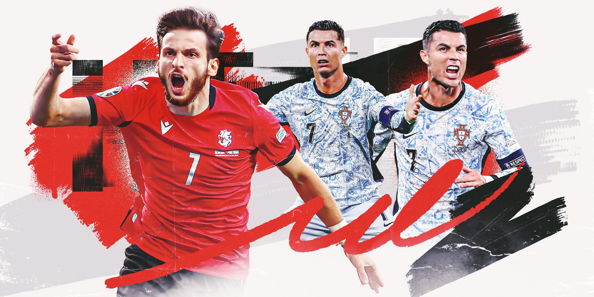 Georgia Portugal Euro 2024 HIC 2-1