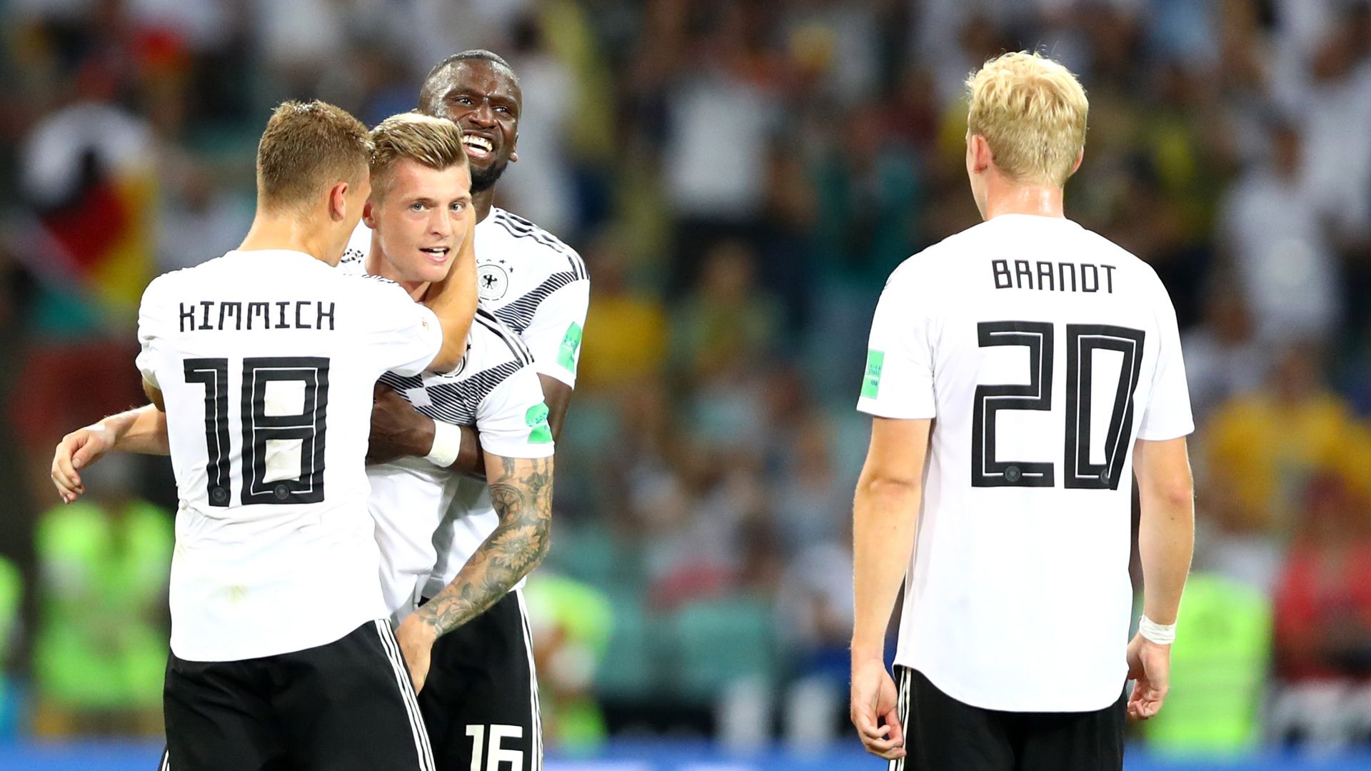 Germany Sweden Toni Kroos Joshua Kimmich Julian Brandt