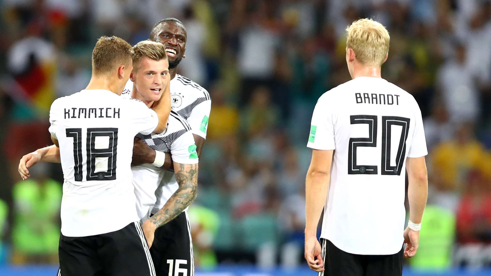 Germany Sweden Toni Kroos Joshua Kimmich Julian Brandt
