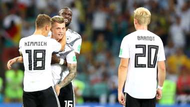 Germany Sweden Toni Kroos Joshua Kimmich Julian Brandt