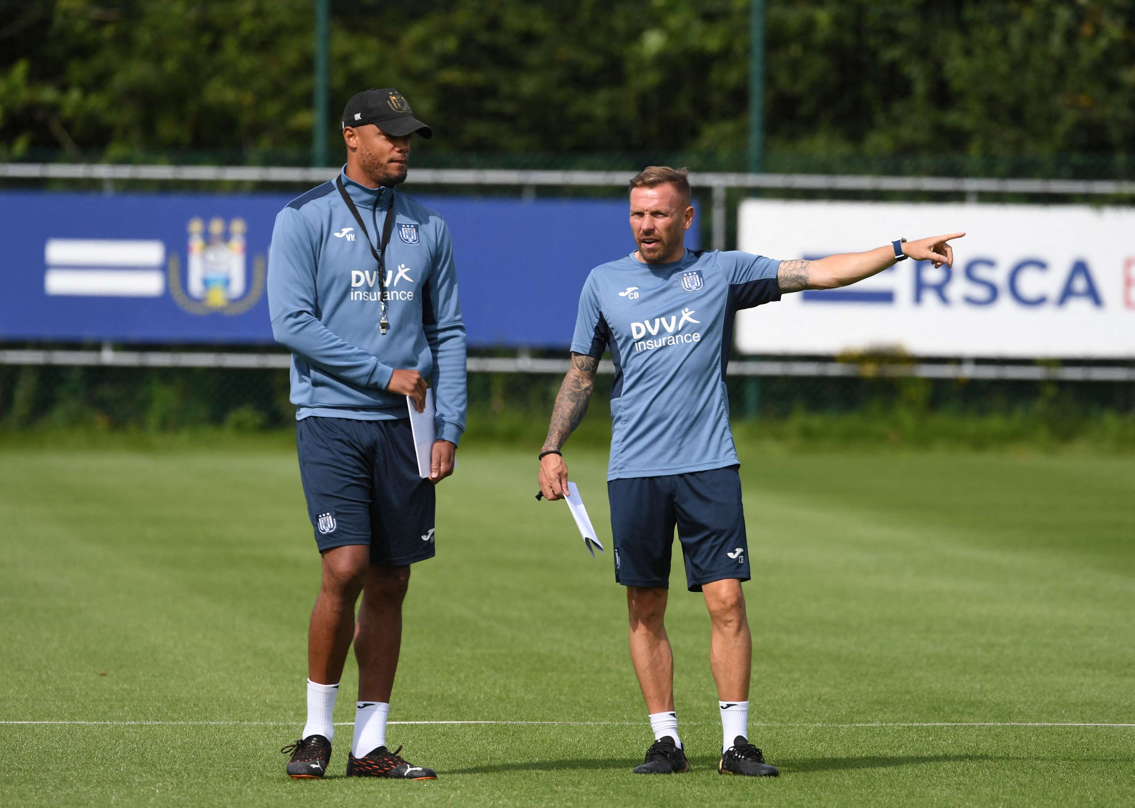 Vincent Kompany & Craig Bellamy