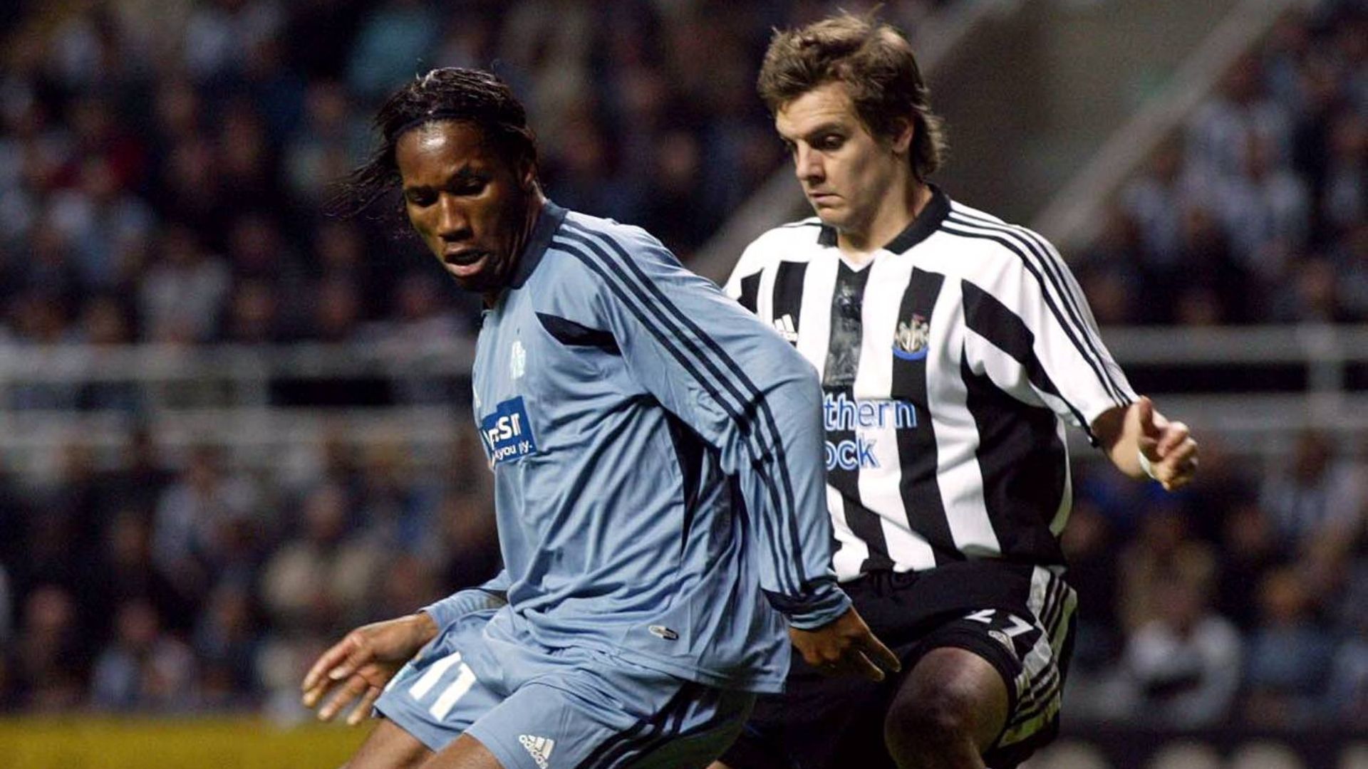 GER ONLY Jonathan Woodgate Didier Drogba Newcastle 2004