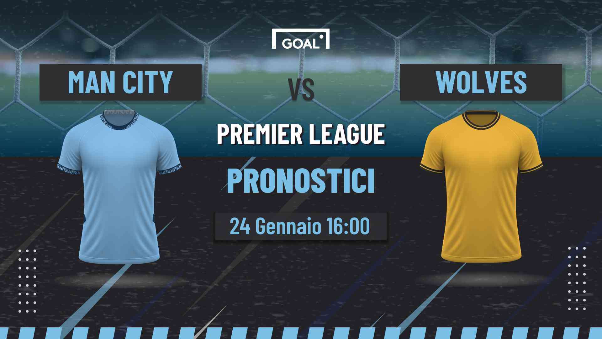Pronostici Manchester City - Wolves