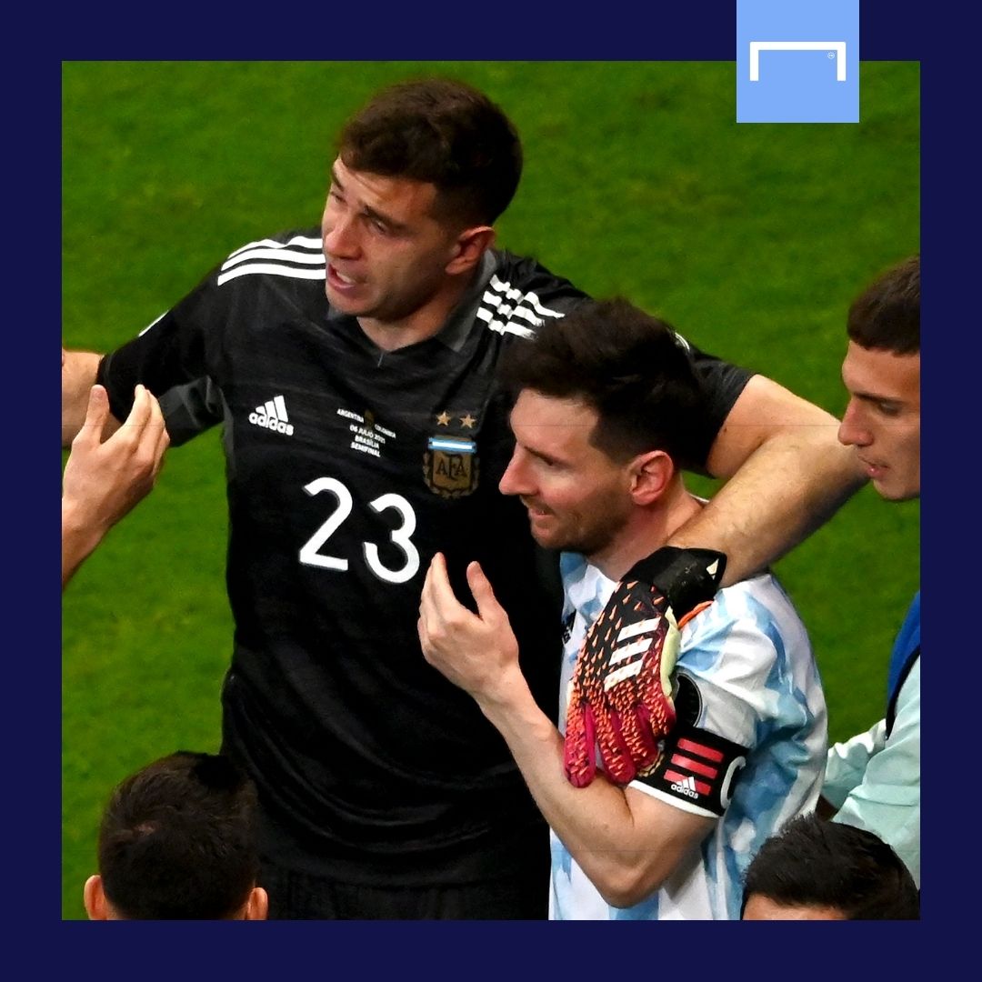 Emiliano Martinez Lionel Messi Argentina GFX