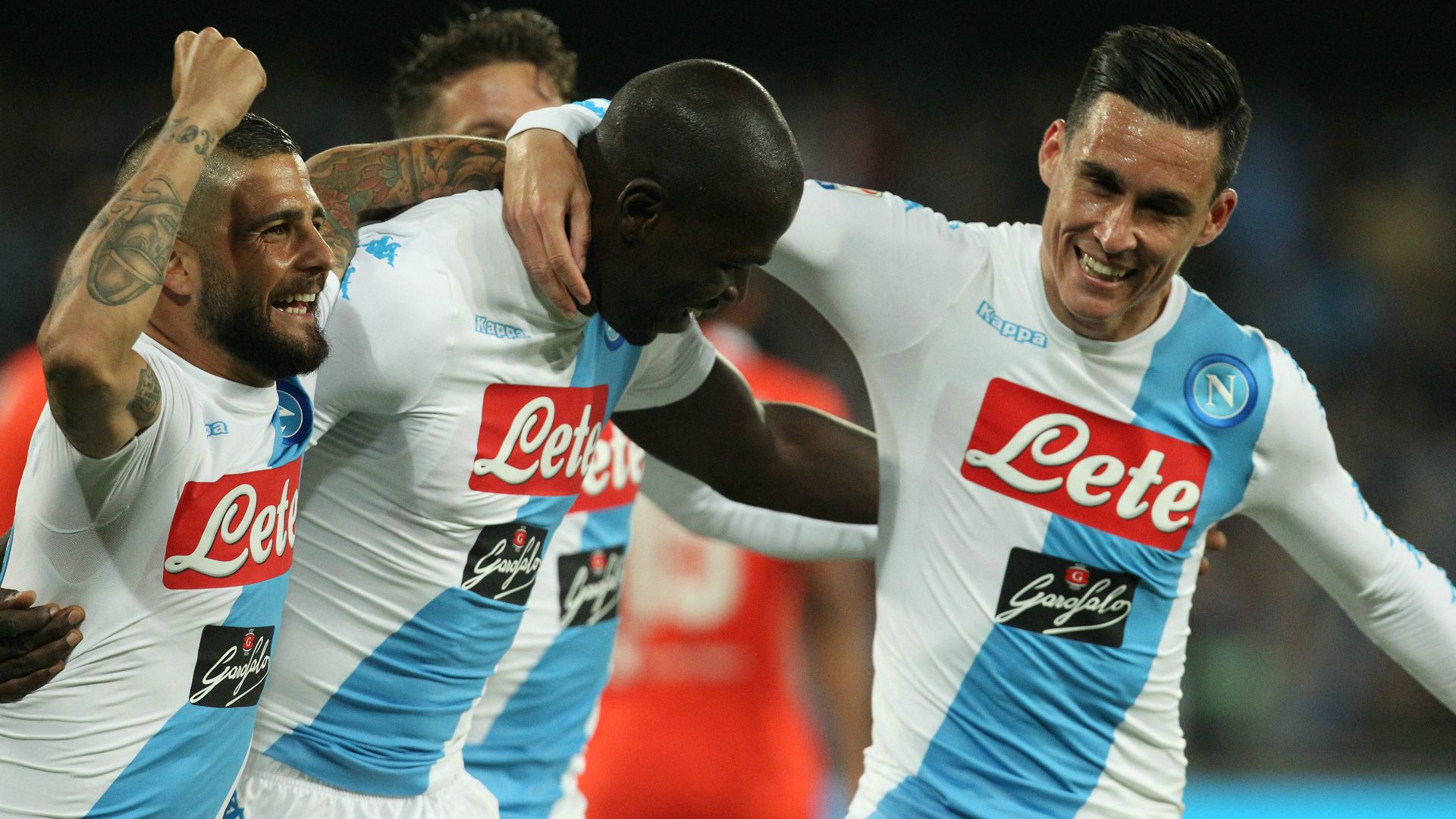 Koulibaly Insigne Callejon Napoli Fiorentina Serie A