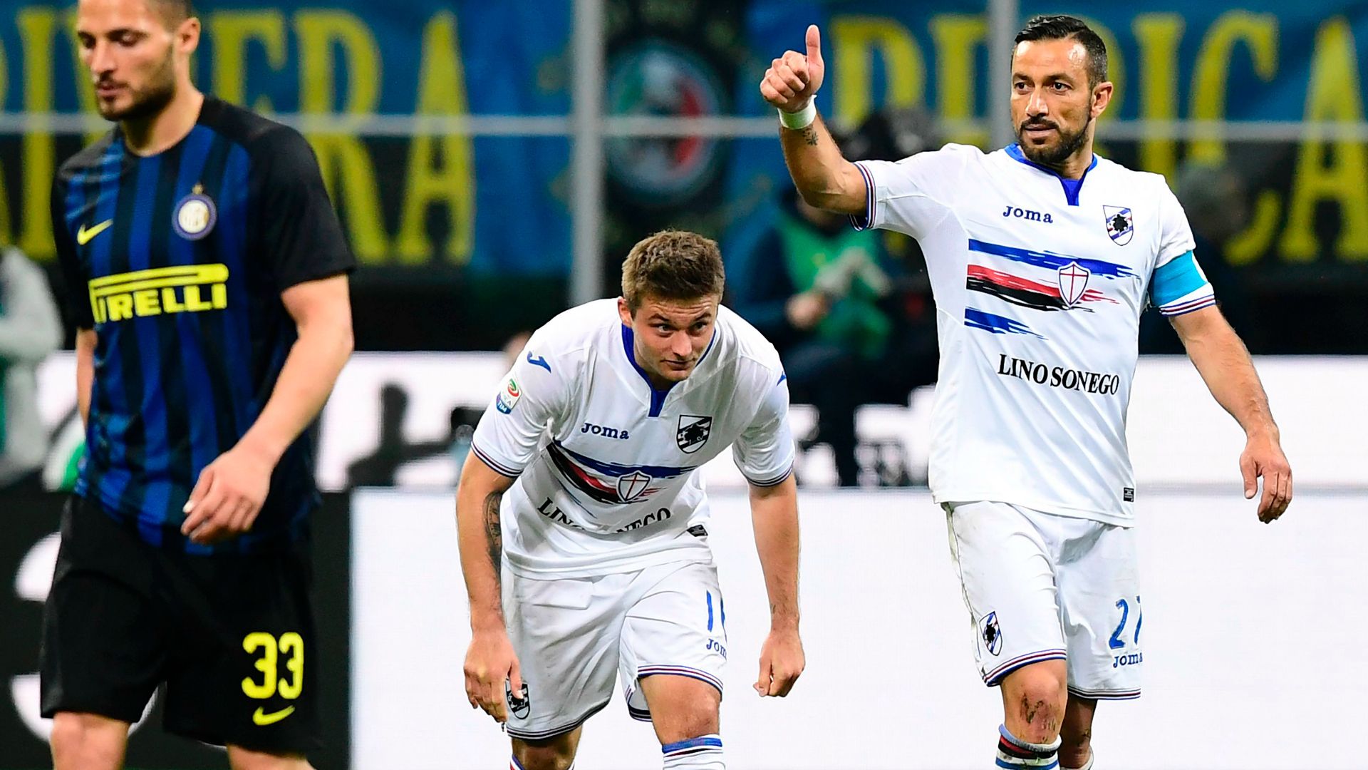 Quagliarella Inter Sampdoria Serie A