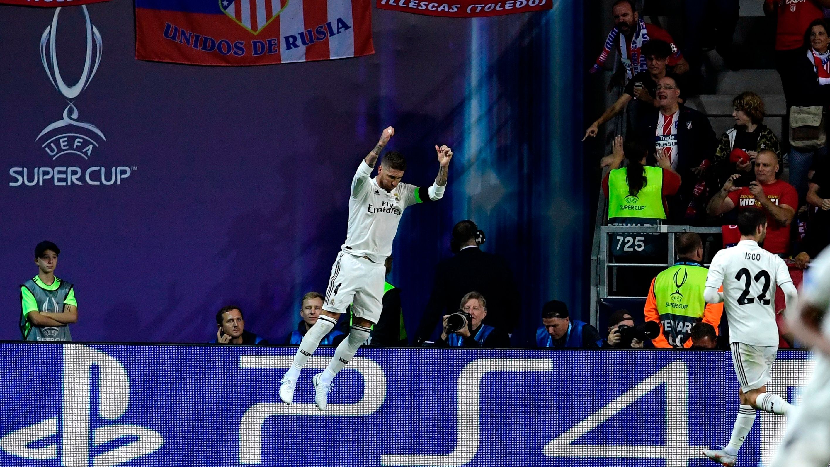 Sergio Ramos Real Madrid Atletico Madrid
