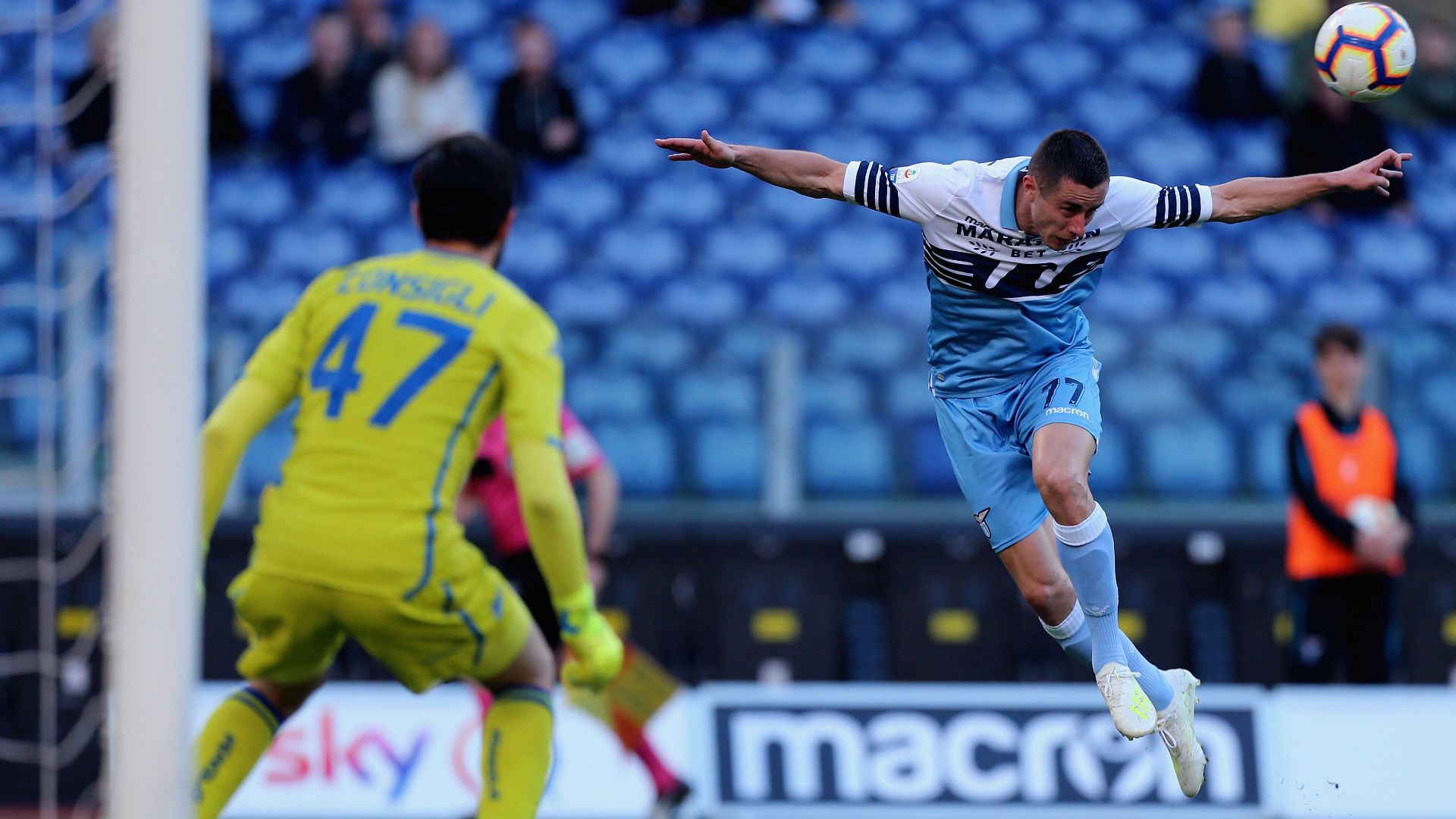 Andrea Consigli Adam Marusic Lazio Sassuolo Serie A