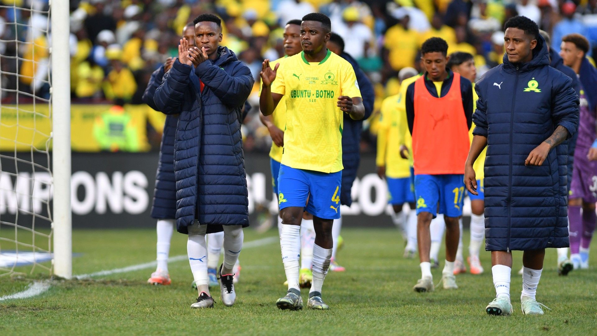 Themba Zwane, Teboho Mokoena & Lucas Ribeiro Costa, Mamelodi Sundowns, May 2025