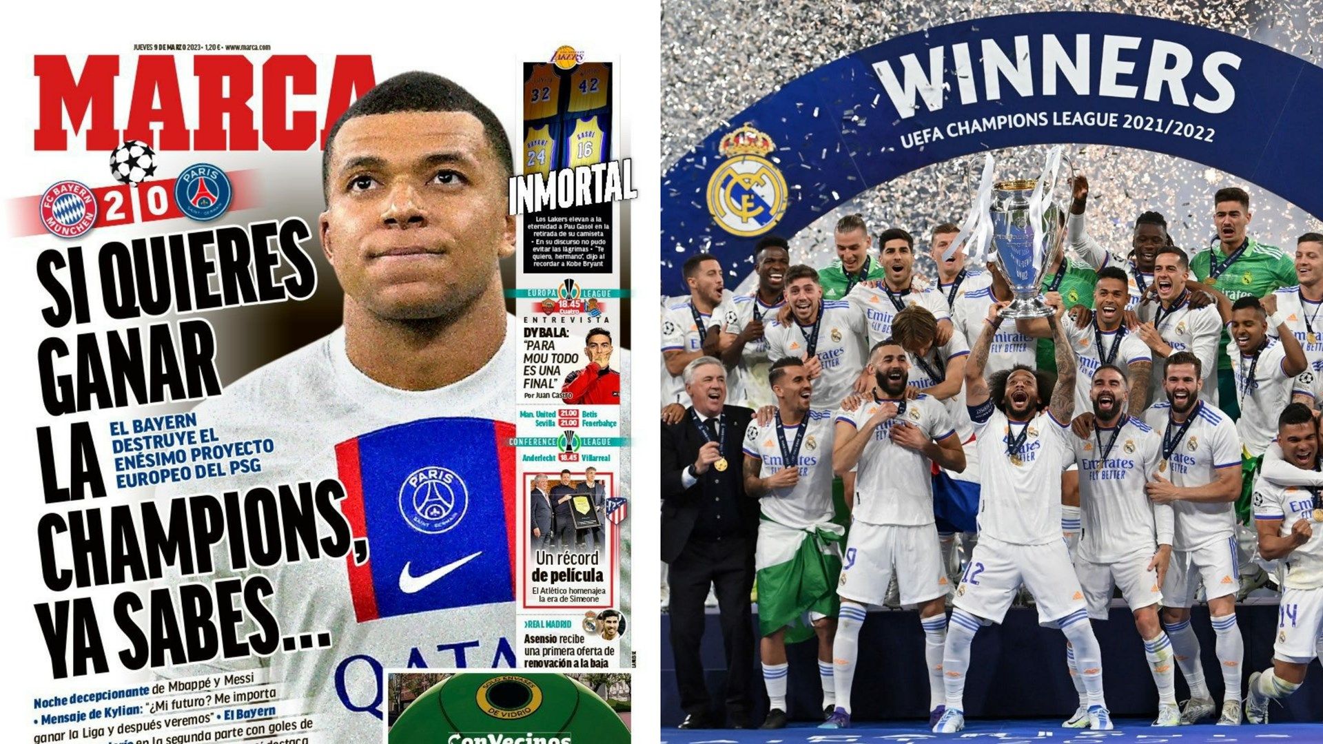 Marca Cover, Real Madrid Champions League GFX