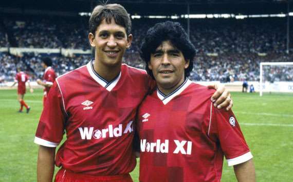 Gary Lineker, Diego Maradona