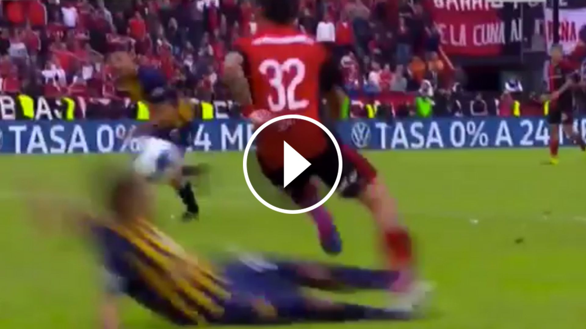 Video Leguizamon Explusion Central Newells