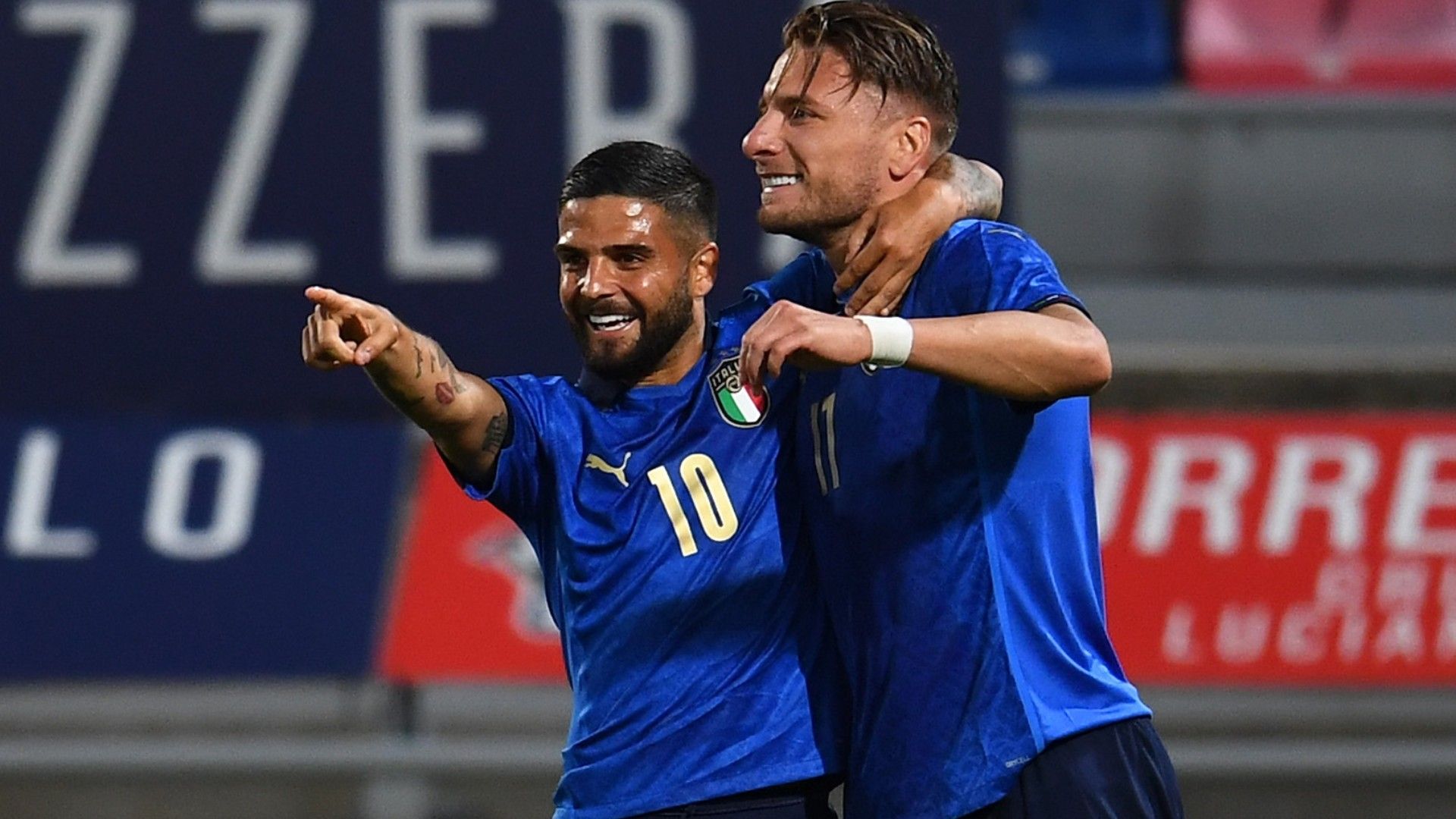 Insigne Immobile Italy