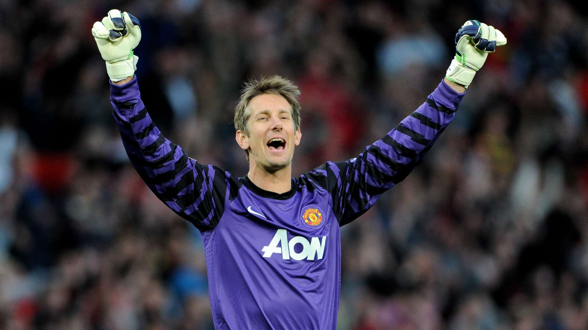 Edwin van der Sar Manchester United Champions League