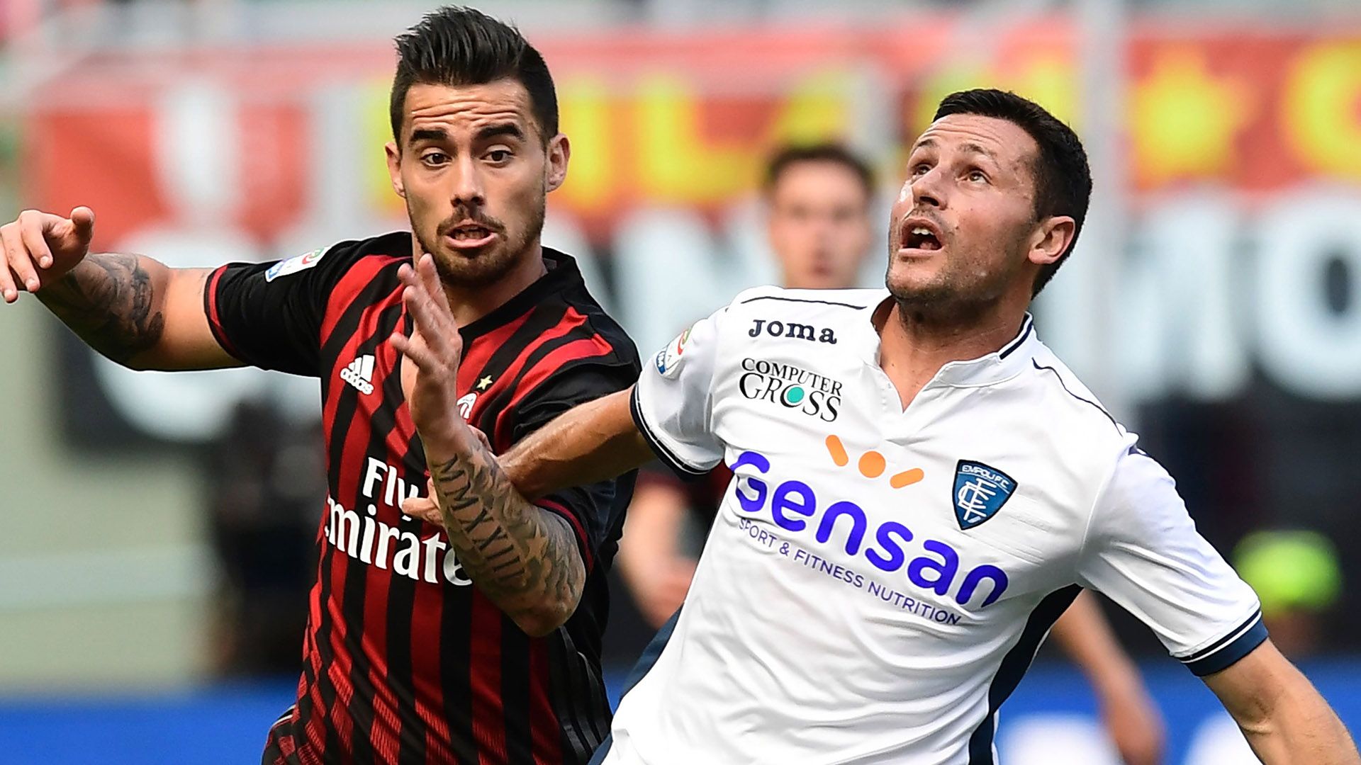 Suso Pasqual Milan Empoli Serie A
