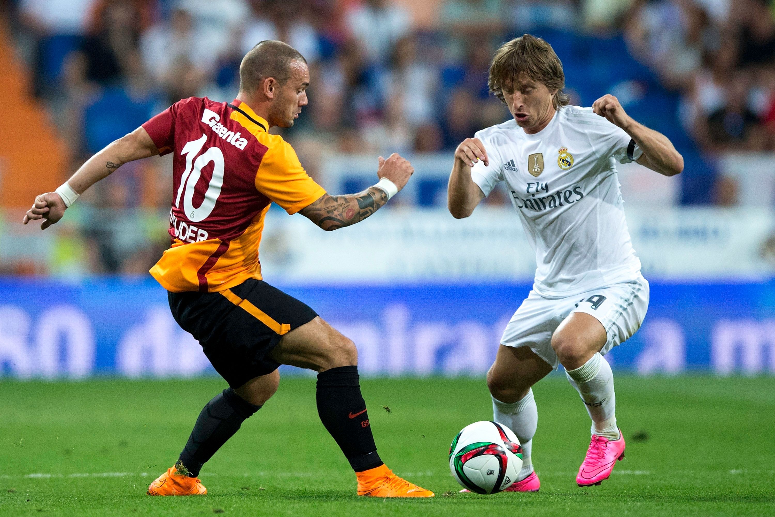 Sneijder Modric Real Madrid Galatasaray
